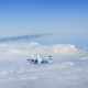 Illustration for article titled Photos of NATO fighters intercepting fully armed Russian jets
